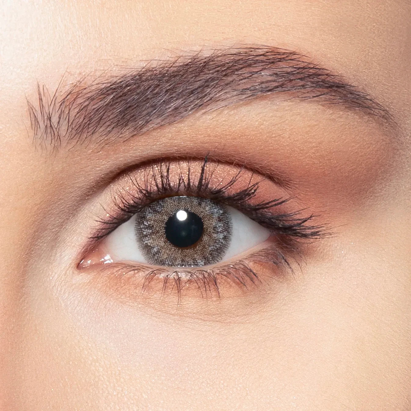 Natural Cool Grey after — On Dark Brown Eyes
