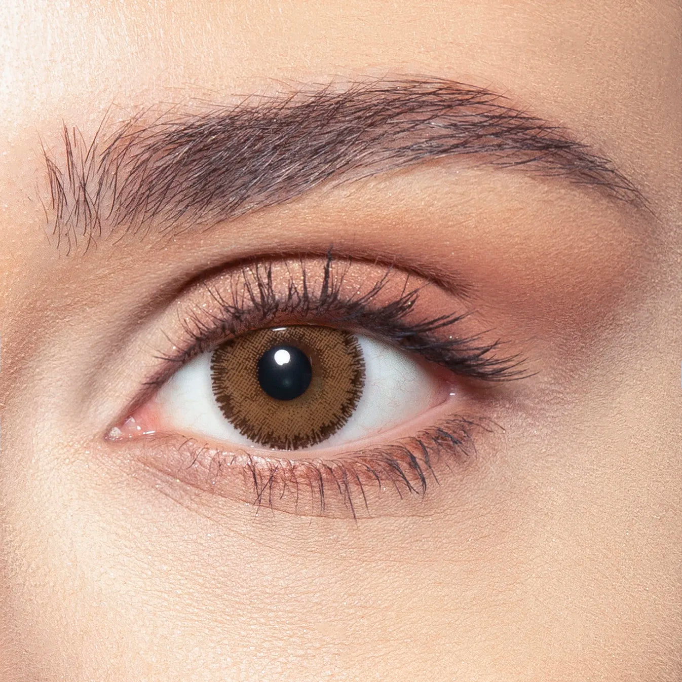 Radiant Brown after — On Hazel Eyes