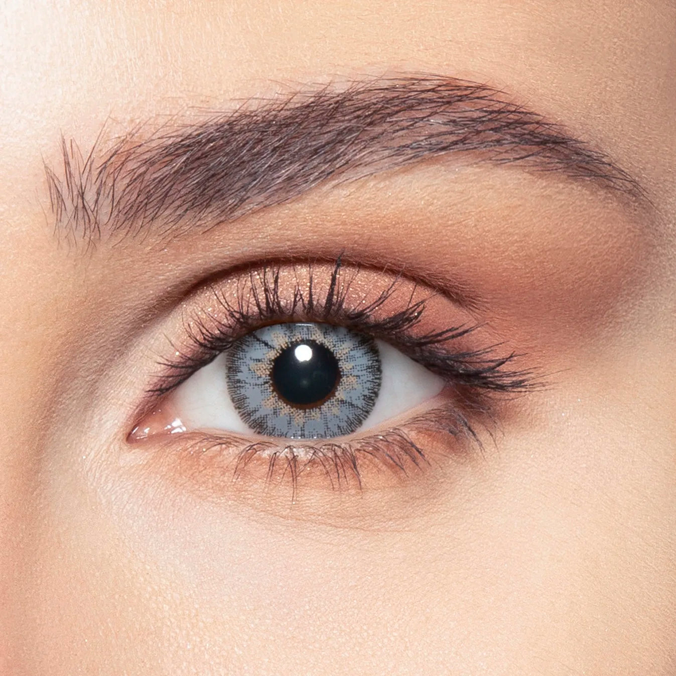 Viola Gray after — On Dark Brown Eyes